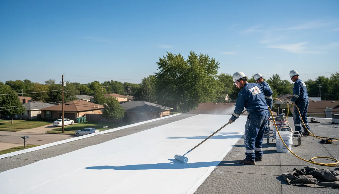 Commercial roof coating in Camp Grove, IL near me